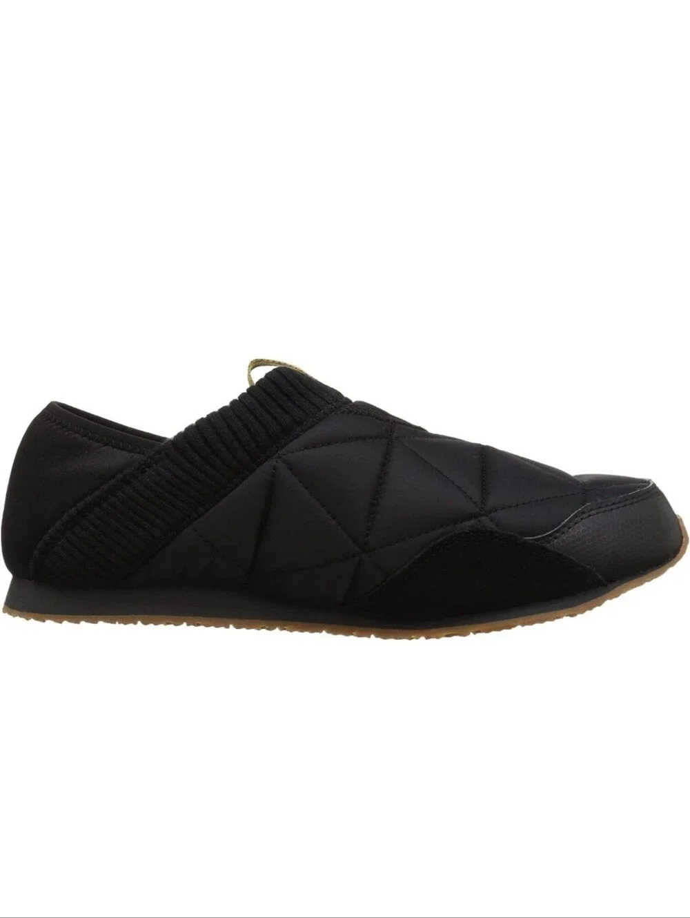 Teva Mens Ember MOC Black Quilted Slip-On Shoes Size 12 Ripstop Gorpcore Hike